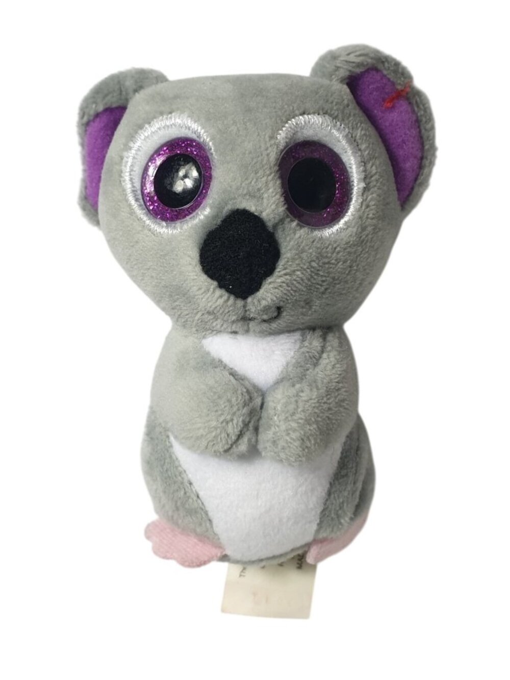 Ty Teenie Beanie Mel Koala Plush Toy 2017 McDonalds Gray Purple Eyes Collectible